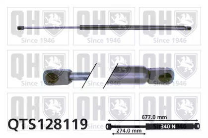 Газовая пружина QUINTON HAZELL QTS128119