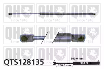 Газовая пружина QUINTON HAZELL QTS128135