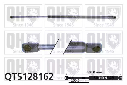 Газовая пружина QUINTON HAZELL QTS128162