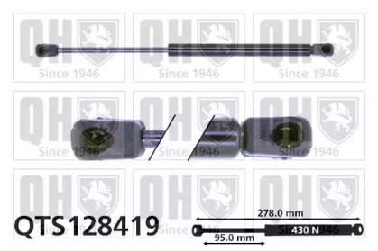 Газовая пружина QUINTON HAZELL QTS128419