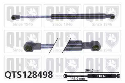 Газовая пружина QUINTON HAZELL QTS128498