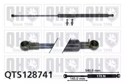 Газовая пружина QUINTON HAZELL QTS128741