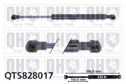 Газовая пружина, капот QUINTON HAZELL QTS828017