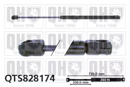 Газовая пружина QUINTON HAZELL QTS828174