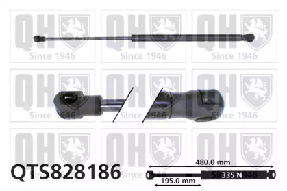 Газовая пружина QUINTON HAZELL QTS828186