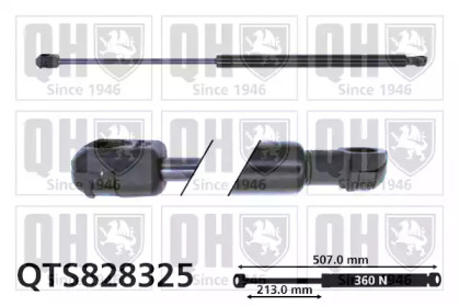 Газовая пружина, крышка багажник QUINTON HAZELL QTS828325