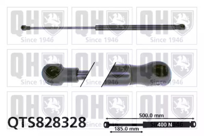 Газовая пружина, крышка багажник QUINTON HAZELL QTS828328