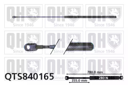 Газовая пружина QUINTON HAZELL QTS840165