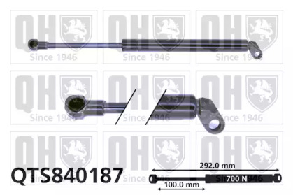 Газовая пружина QUINTON HAZELL QTS840187