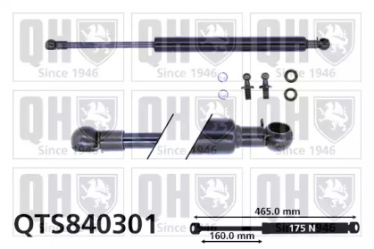 Газовая пружина QUINTON HAZELL QTS840301