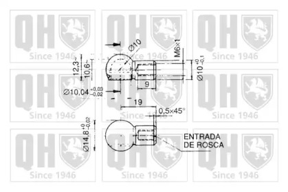 Газовая пружина QUINTON HAZELL QTS128438