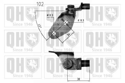 Газовая пружина QUINTON HAZELL QTS840235