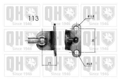 Газовая пружина QUINTON HAZELL QTS840246