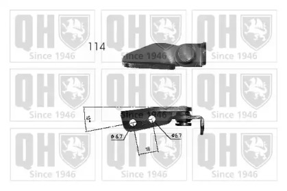 Газовая пружина, крышка багажник QUINTON HAZELL QTS840247