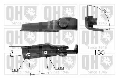 Газовая пружина QUINTON HAZELL QTS840264