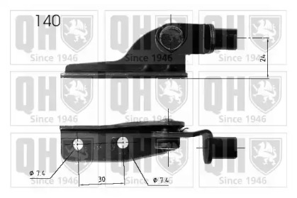 Газовая пружина, крышка багажник QUINTON HAZELL QTS840267