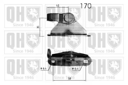 Газовая пружина QUINTON HAZELL QTS840280