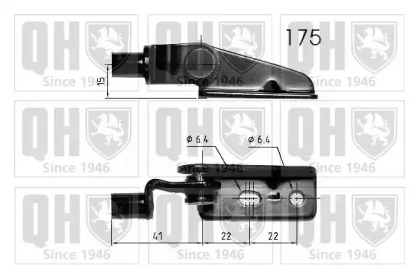 Газовая пружина QUINTON HAZELL QTS840288