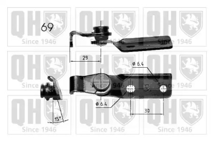 Газовая пружина, крышка багажник QUINTON HAZELL QTS840200