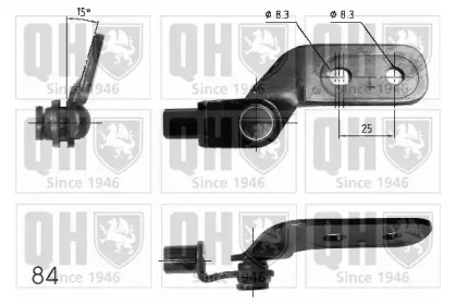 Газовая пружина, крышка багажник QUINTON HAZELL QTS840215