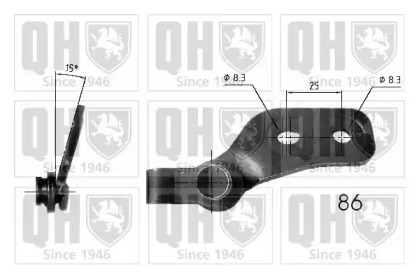 Газовая пружина, крышка багажник QUINTON HAZELL QTS840217