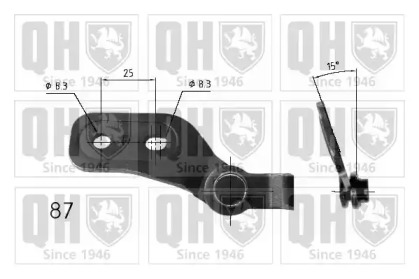 Газовая пружина, крышка багажник QUINTON HAZELL QTS840216