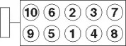 Комплект болтов головки цилидра GOETZE 22-15013B