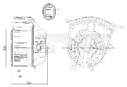 вентилятор TYC 528-0002