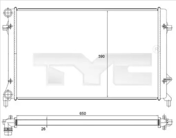 Теплообменник TYC 702-0023