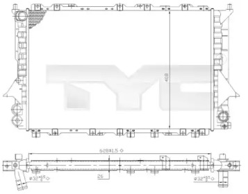 Теплообменник TYC 702-0028