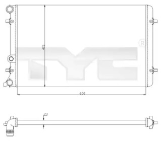 Теплообменник TYC 702-0033