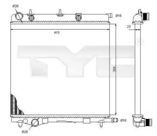 Теплообменник TYC 705-0068