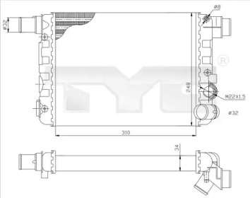 Теплообменник TYC 709-0009