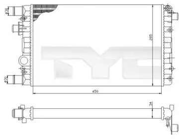 Теплообменник TYC 709-0012