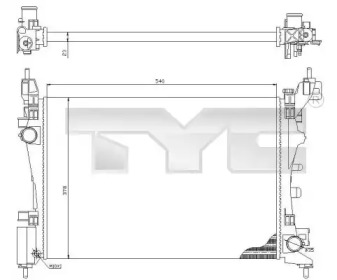 Теплообменник TYC 709-0018