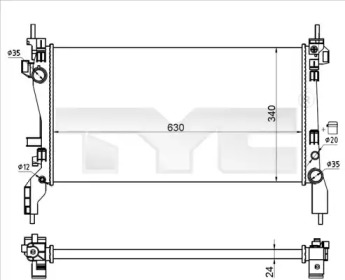 Теплообменник TYC 709-0021-R