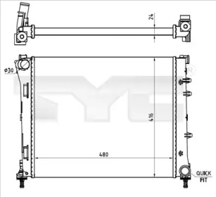 Теплообменник TYC 709-0023-R