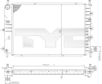 Теплообменник TYC 710-0035