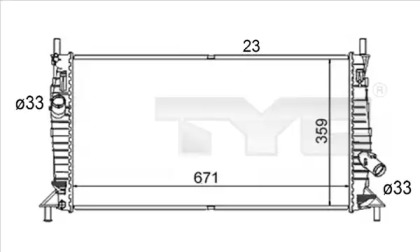 Теплообменник TYC 710-0056-R