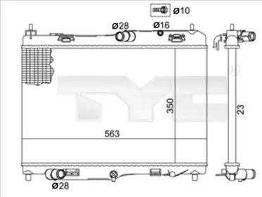 Теплообменник TYC 710-0058-R