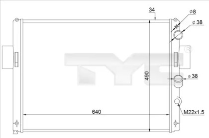 Теплообменник TYC 715-0003-R