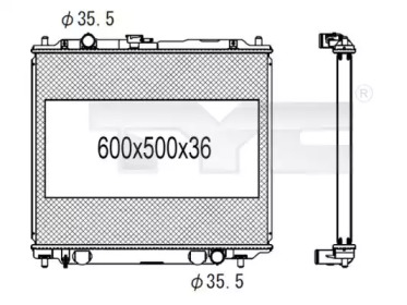 Теплообменник TYC 723-1008