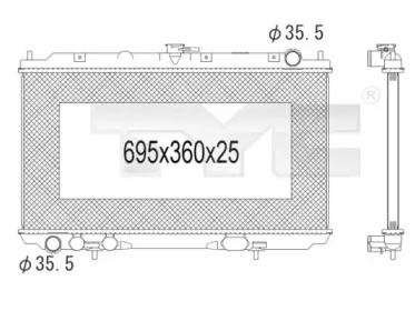 Теплообменник TYC 724-1004