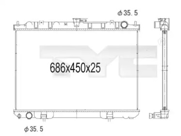 Теплообменник TYC 724-1008