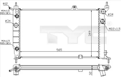 Теплообменник TYC 725-0002