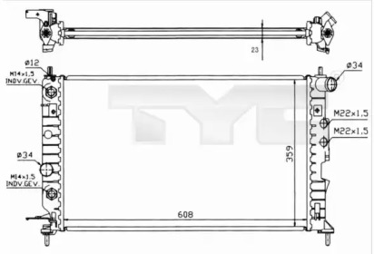 Теплообменник TYC 725-0004-R