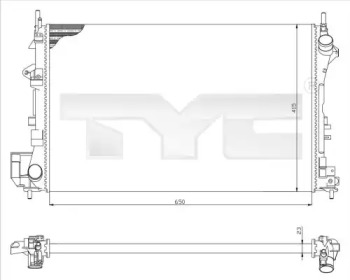 Теплообменник TYC 725-0009