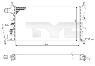 Теплообменник TYC 725-0025-R