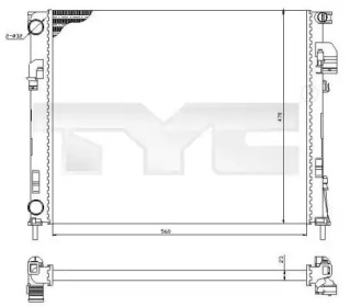 Теплообменник TYC 725-0031