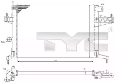 Теплообменник TYC 725-0033